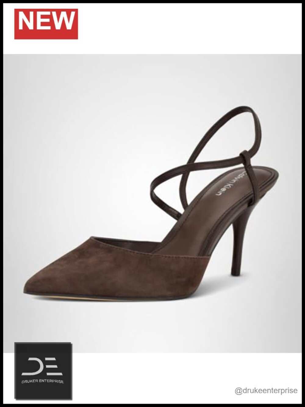 Leather Stiletto Heel Pointed Toe Slip-On Pumps 2.76" Heel Sealed